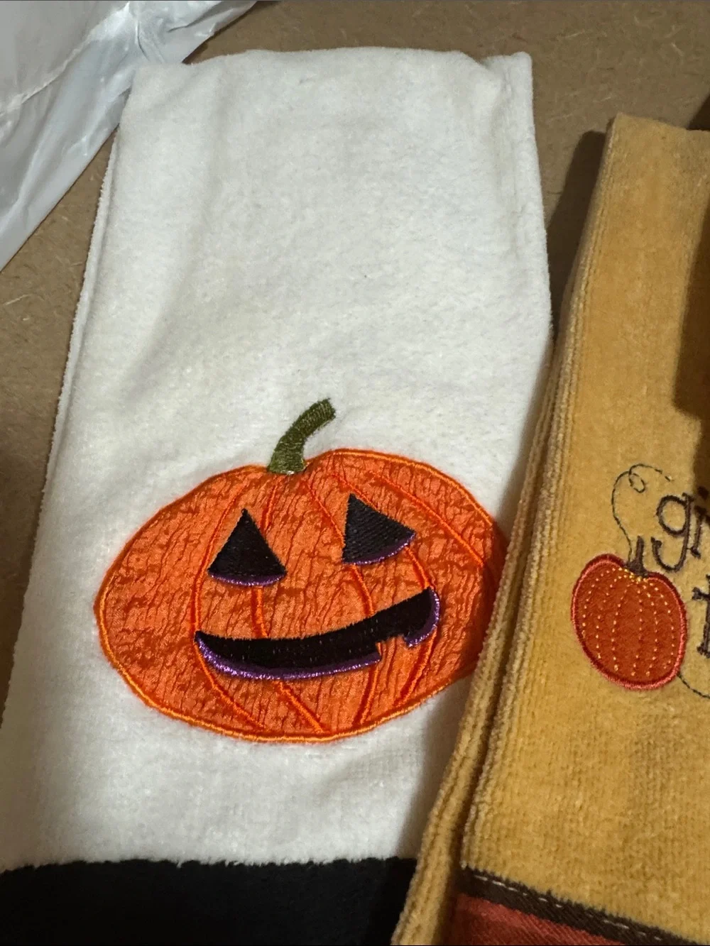 Fall Harvest Decorative Hand Towels - Set of Mixed Colors